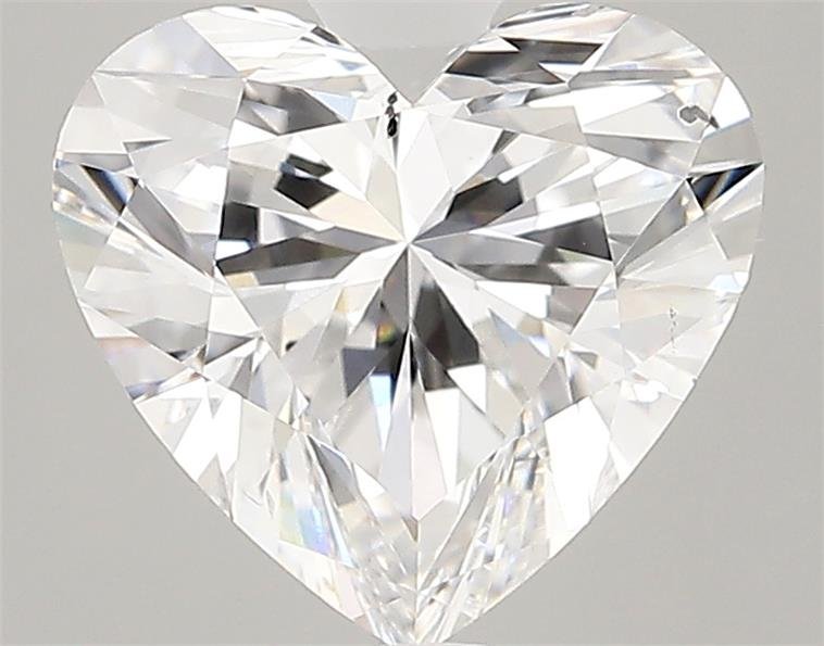 2.89ct F SI1 Rare Carat Ideal Cut Heart Lab Grown Diamond