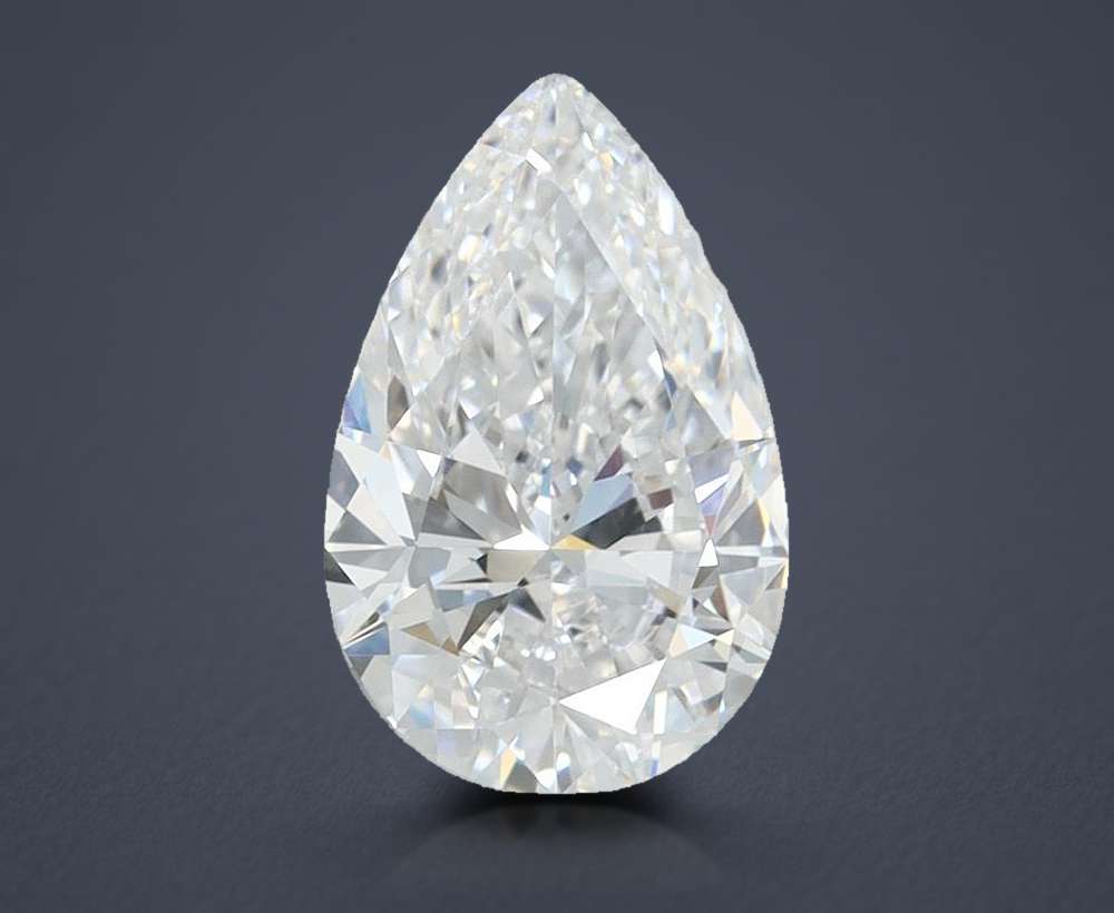 1.50 Carat Pear Lab Diamond