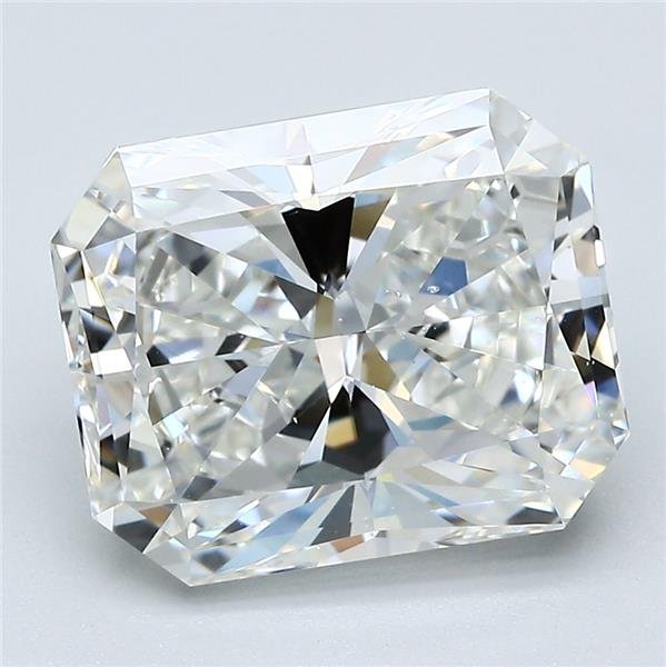 5.08ct H SI1 Rare Carat Ideal Cut Radiant Diamond