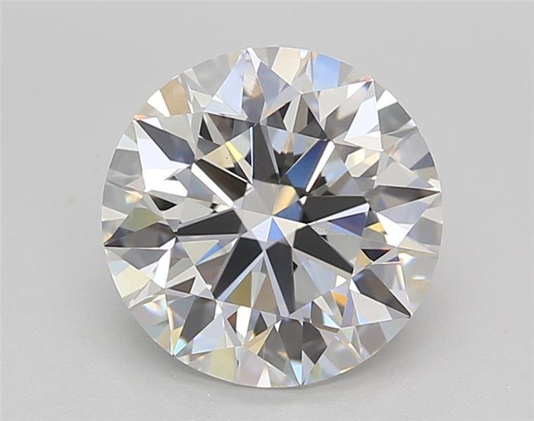 2.81ct F VS2 Rare Carat Ideal Cut Round Lab Grown Diamond