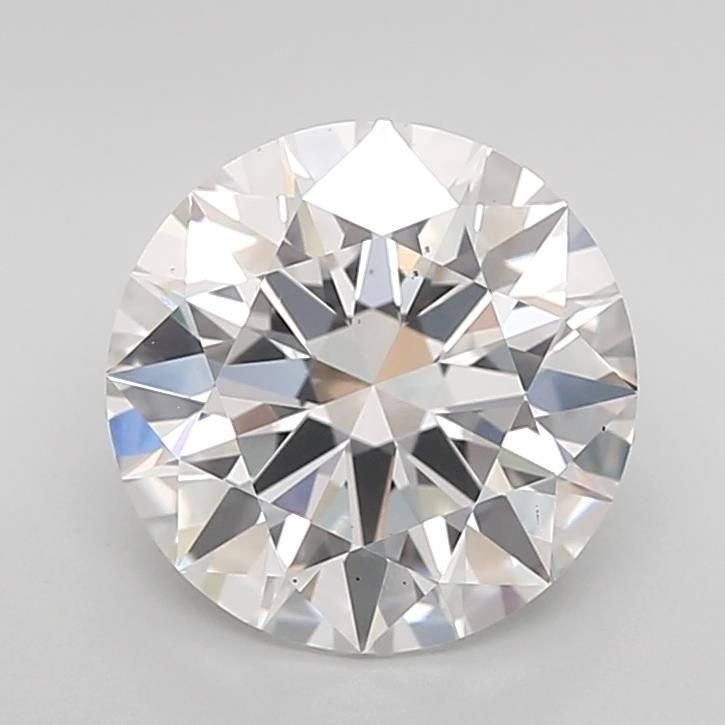 3.01ct F VS1 Rare Carat Ideal Cut Round Lab Grown Diamond