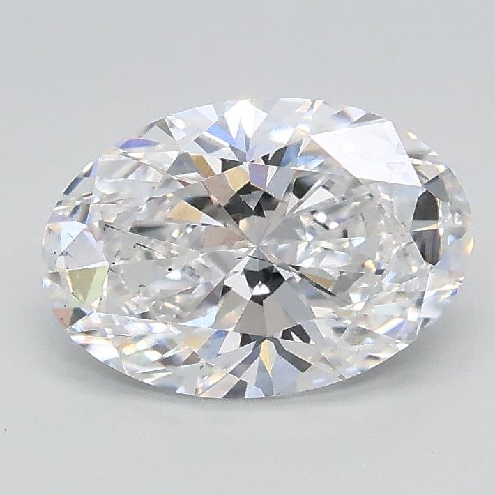 1.04ct D SI1 Rare Carat Ideal Cut Oval Lab Grown Diamond
