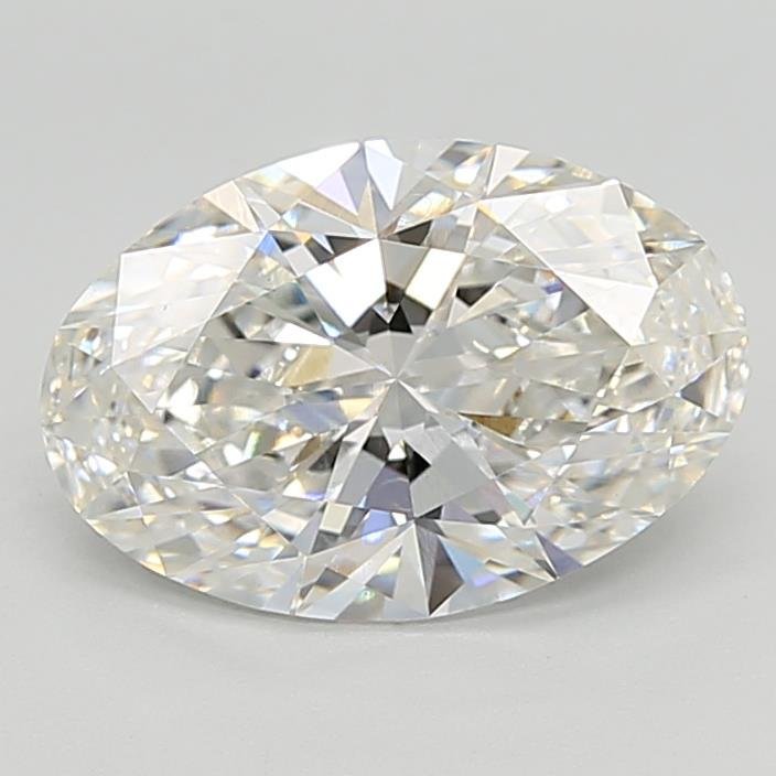 2.89ct F VVS2 Rare Carat Ideal Cut Oval Lab Grown Diamond