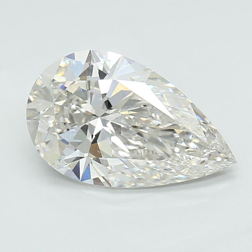 1.70ct G VS2 Rare Carat Ideal Cut Pear Lab Grown Diamond