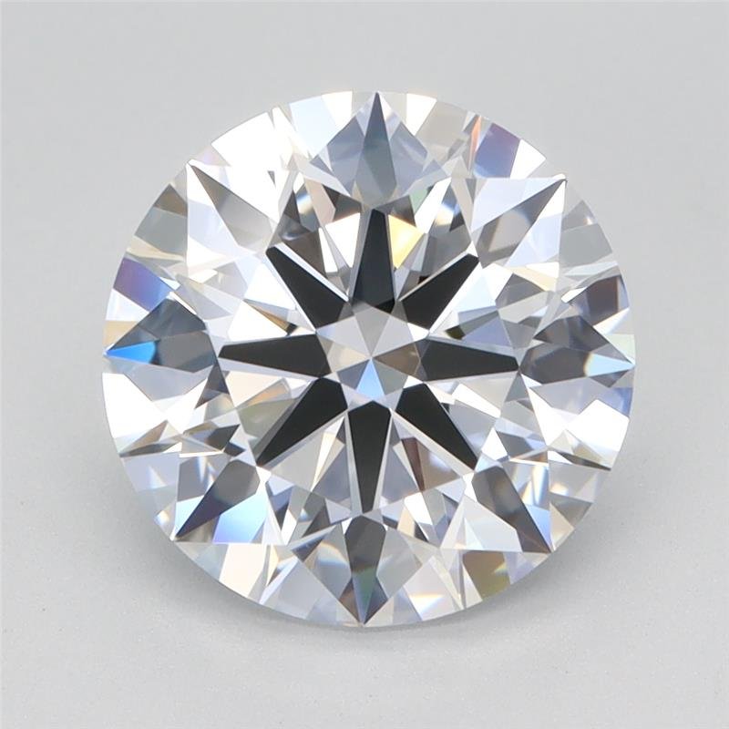 3.03ct E VVS2 Rare Carat Ideal Cut Round Lab Grown Diamond