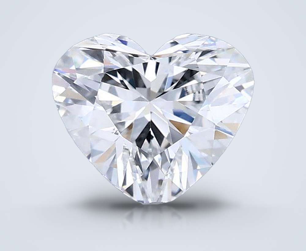 1.00 Carat Heart Lab Diamond