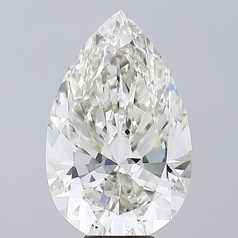 10.07ct H VS2 Rare Carat Ideal Cut Pear Lab Grown Diamond