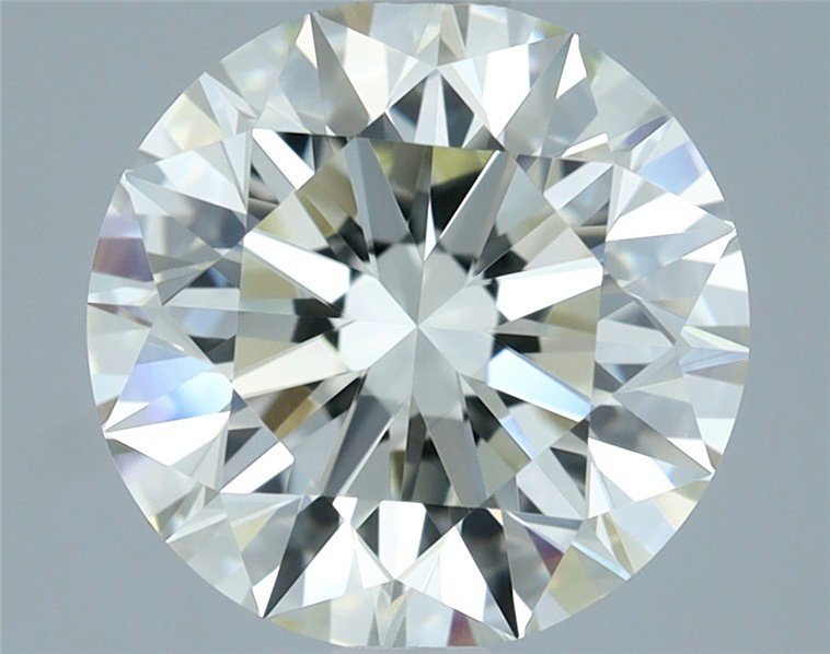 2.60ct J IF Rare Carat Ideal Cut Round Diamond
