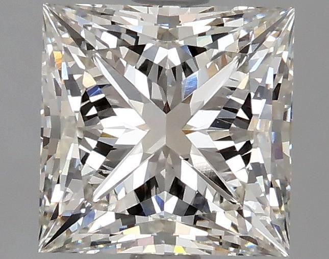 2.45ct H VS1 Rare Carat Ideal Cut Princess Lab Grown Diamond