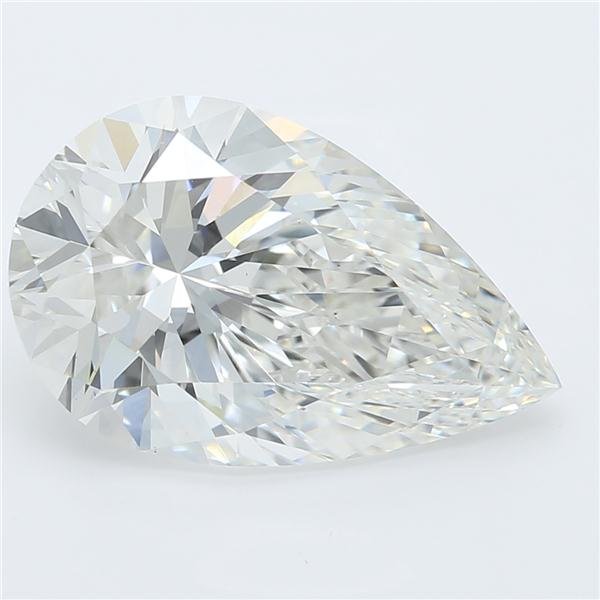 2.80ct H VS1 Rare Carat Ideal Cut Pear Lab Grown Diamond