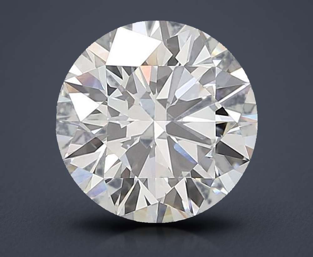 4.02 Carat Round Lab Diamond