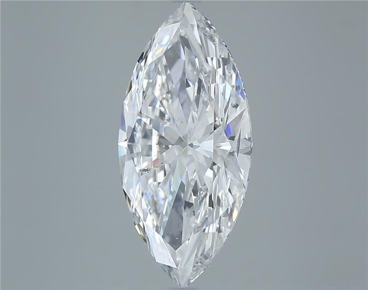 5.02ct D SI2 Rare Carat Ideal Cut Marquise Diamond