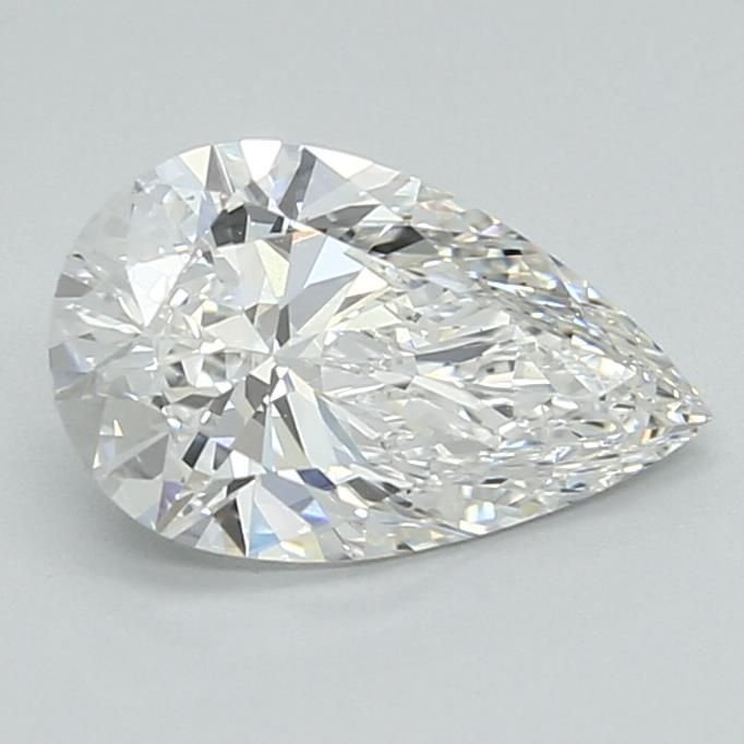 1.39ct E VS1 Rare Carat Ideal Cut Pear Lab Grown Diamond