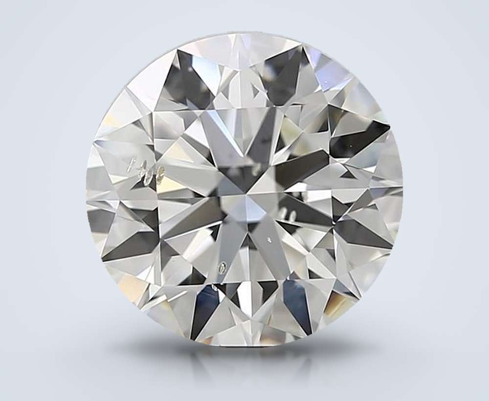 3.74 Carat Round Natural Diamond