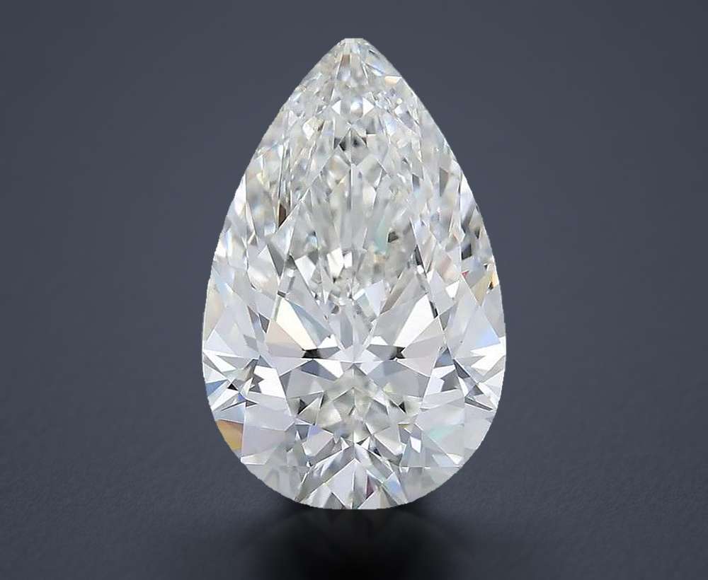 3.53 Carat Pear Lab Diamond
