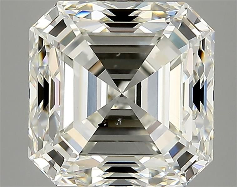 3.01ct I SI1 Rare Carat Ideal Cut Asscher Diamond