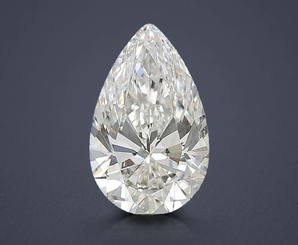 3.20 Carat Pear Natural Diamond