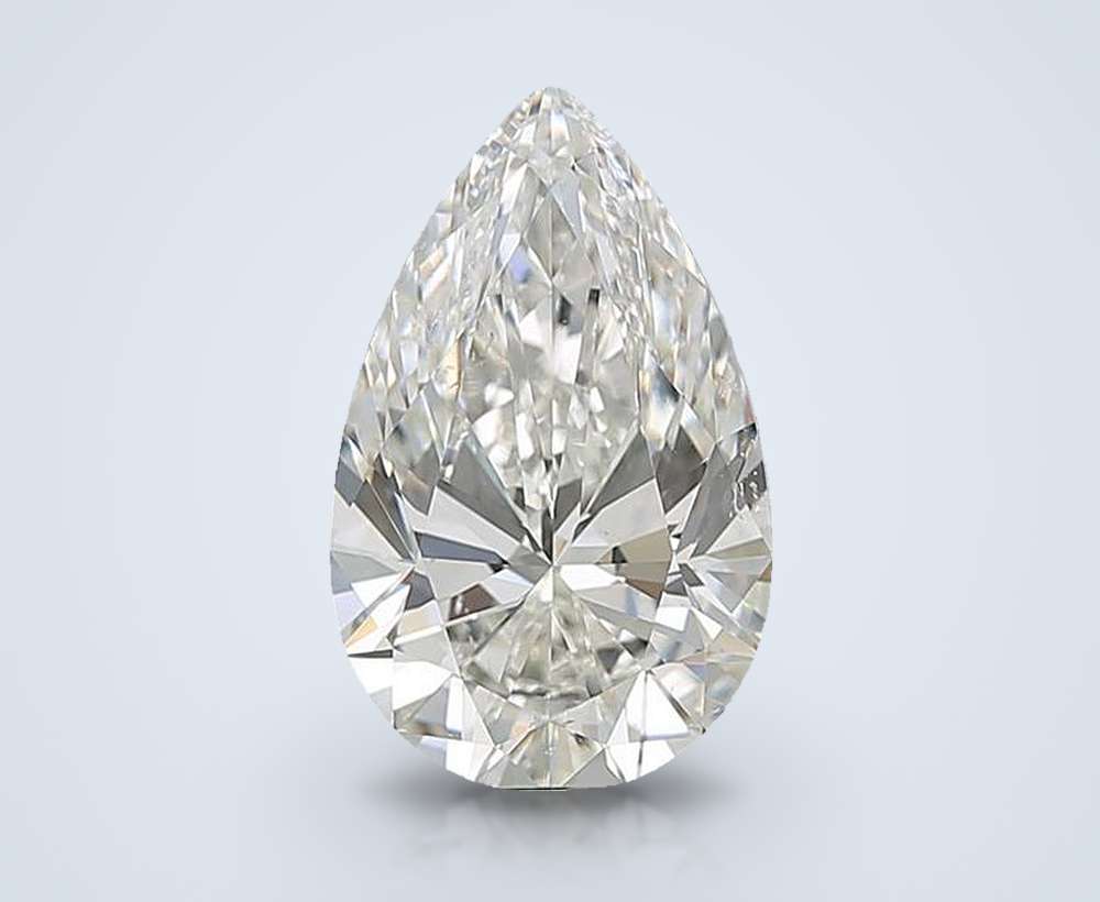 3.20 Carat Pear Natural Diamond