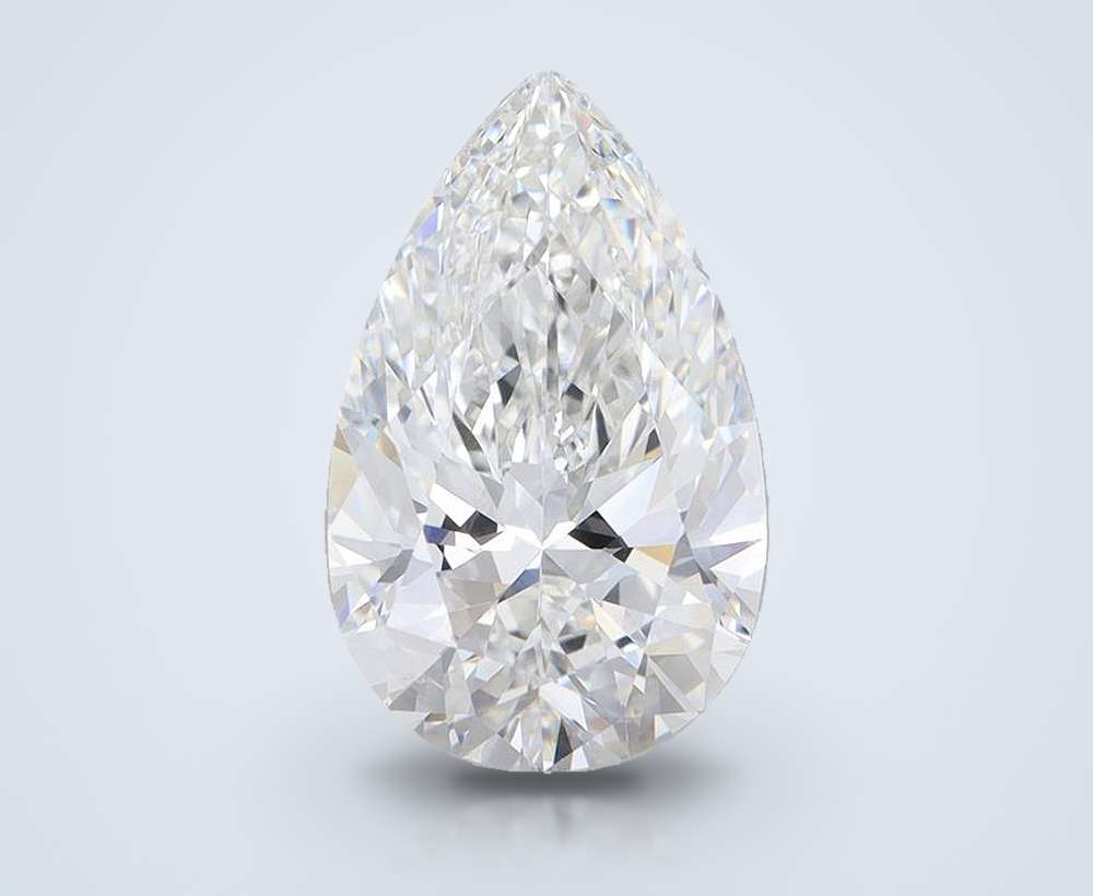 4.57 Carat Pear Lab Diamond