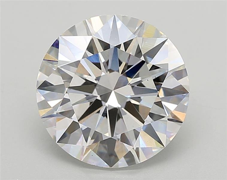 5.01ct G VS1 Rare Carat Ideal Cut Round Lab Grown Diamond