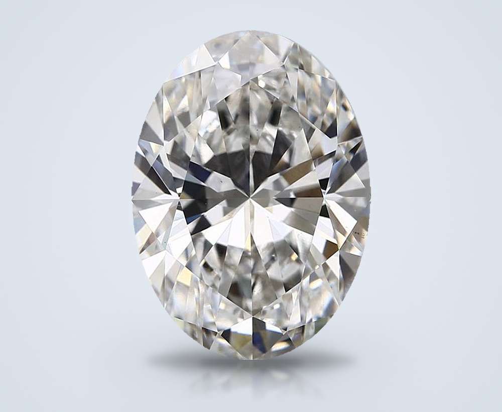 8.18 Carat Oval Lab Diamond