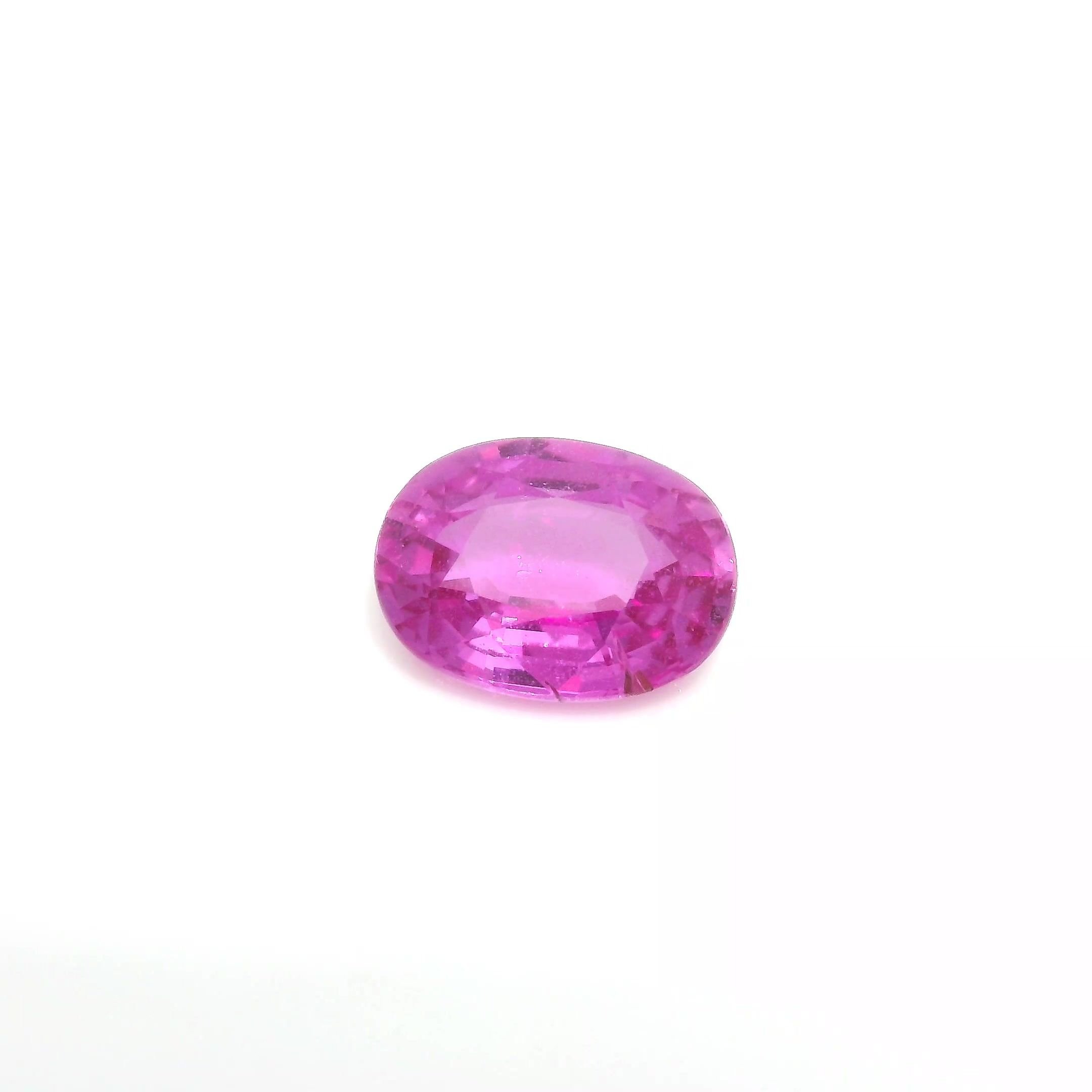 2.31 Carat Pink Oval Sapphire