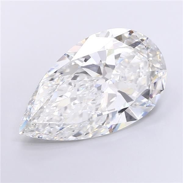 15.06ct F VS1 Very Good Cut Pear Lab Grown Diamond