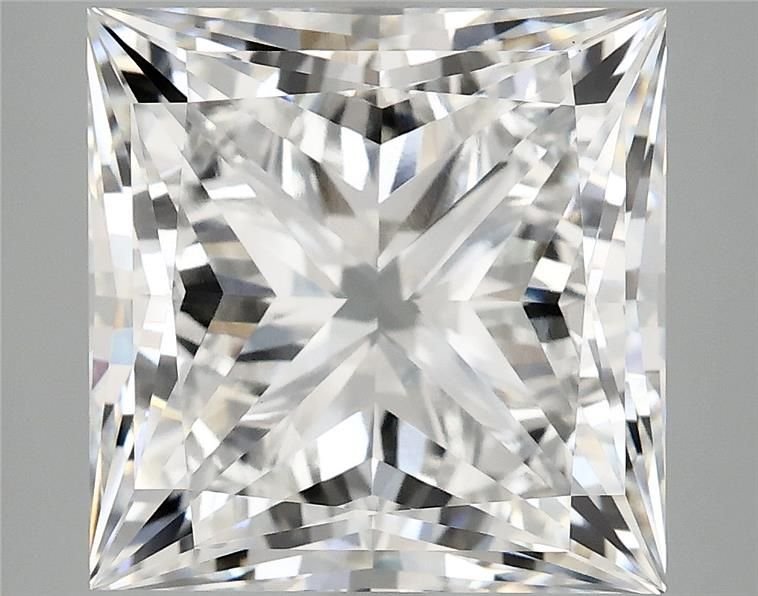 8.04ct E VVS2 Rare Carat Ideal Cut Princess Lab Grown Diamond