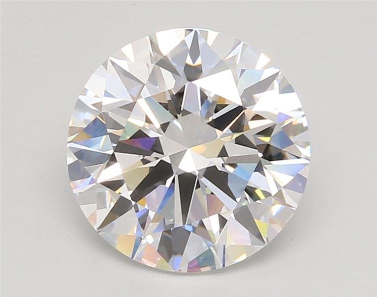 3.40ct F VVS2 Rare Carat Ideal Cut Round Lab Grown Diamond