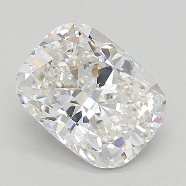 2.51ct F VVS2 Rare Carat Ideal Cut Cushion Lab Grown Diamond