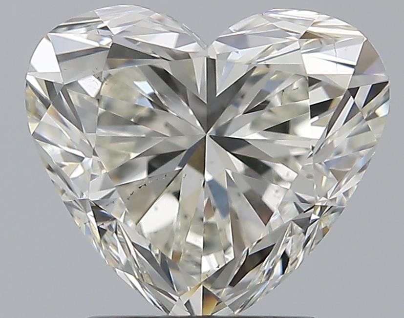 2.01ct K SI1 Rare Carat Ideal Cut Heart Diamond