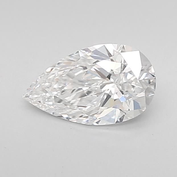 0.68ct D VS1 Rare Carat Ideal Cut Pear Lab Grown Diamond