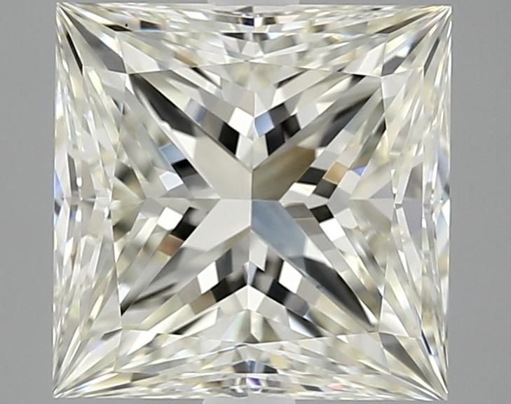 3.06ct J VVS2 Rare Carat Ideal Cut Princess Diamond