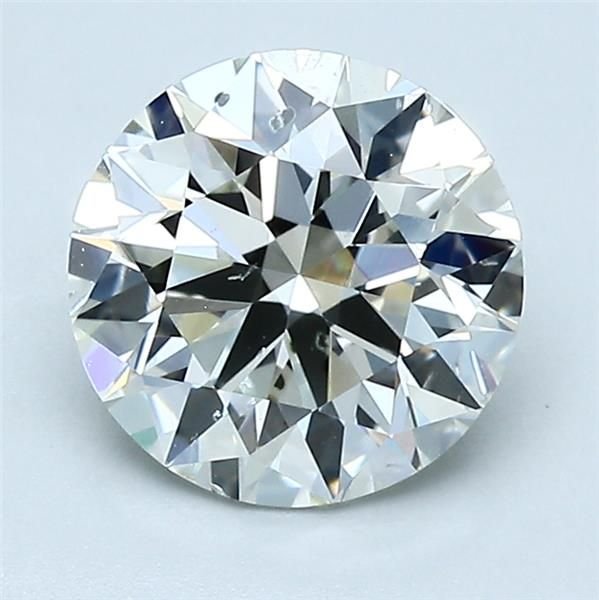 2.00ct J SI2 Rare Carat Ideal Cut Round Diamond