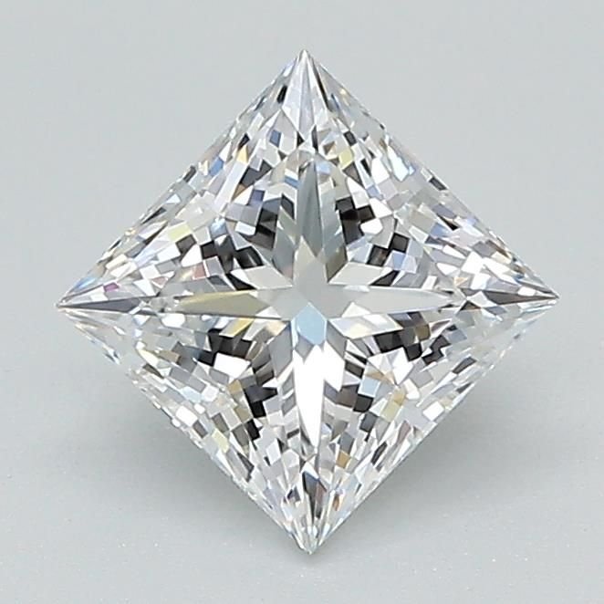 1.09ct D VVS2 Rare Carat Ideal Cut Princess Lab Grown Diamond