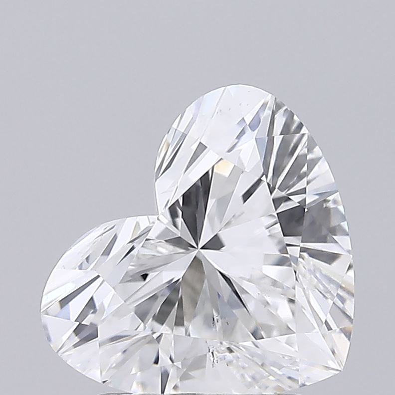 2.15ct F VS2 Rare Carat Ideal Cut Heart Lab Grown Diamond