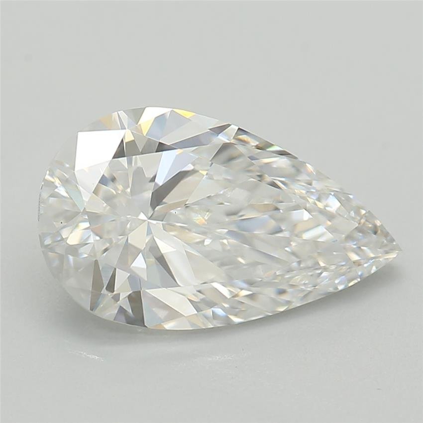 1.39ct E VS1 Rare Carat Ideal Cut Pear Lab Grown Diamond