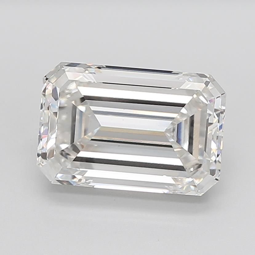7.52ct G VVS2 Very Good Cut Emerald Lab Grown Diamond