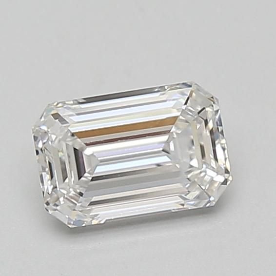 0.87ct D VVS2 Very Good Cut Emerald Lab Grown Diamond