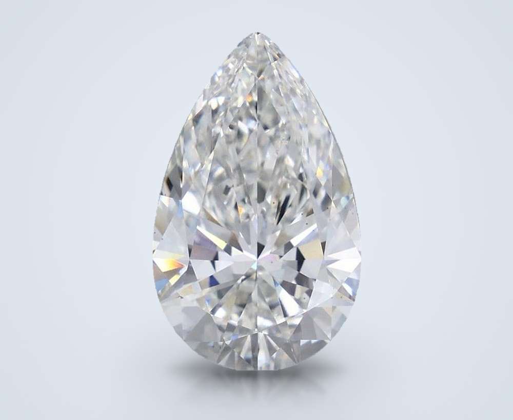 6.33 Carat Pear Lab Diamond