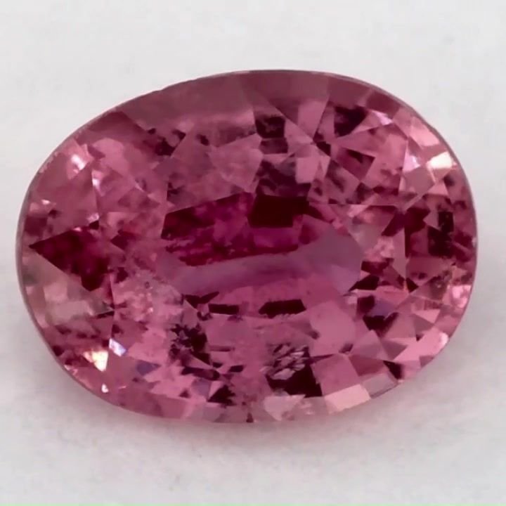 1.19 Carat Pink Oval Sapphire