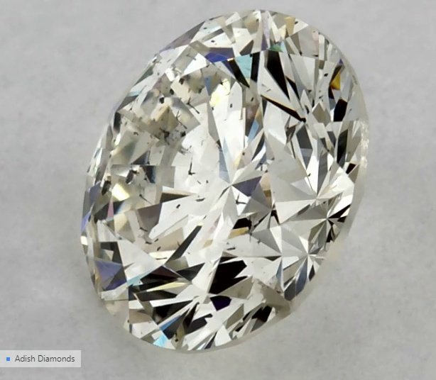 0.90ct K SI2 Very Good Cut Round Diamond