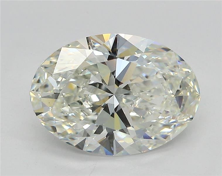 3.01ct F VS1 Rare Carat Ideal Cut Oval Lab Grown Diamond