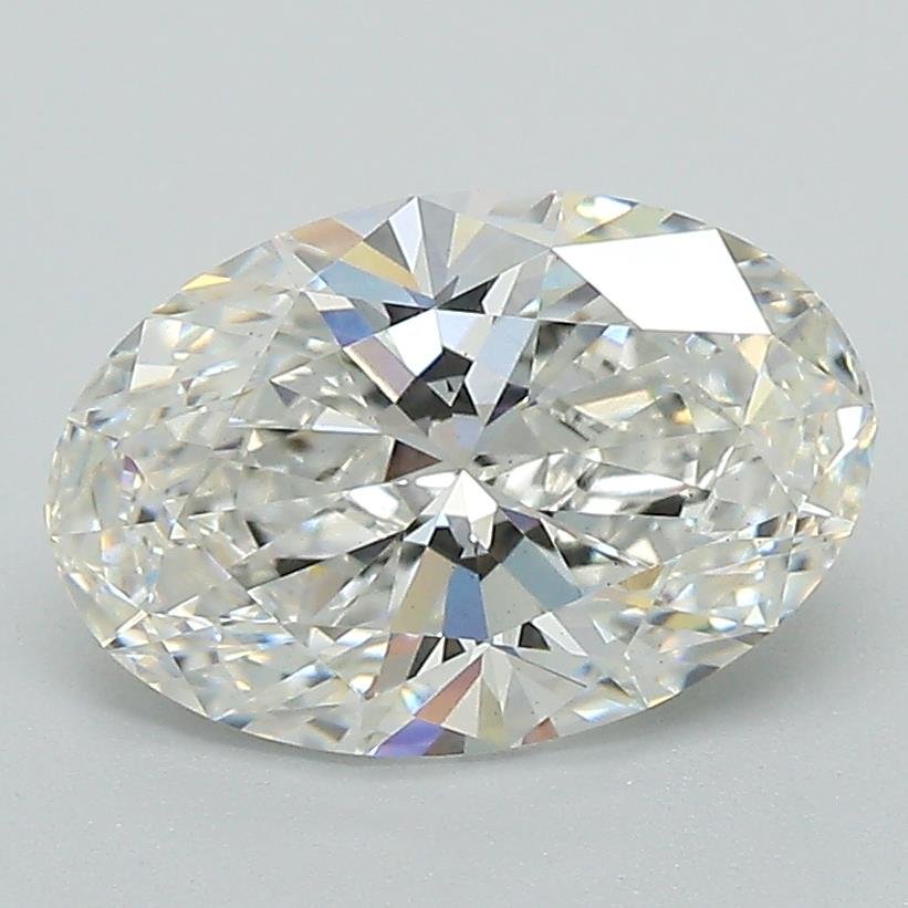 2.09ct G VS2 Rare Carat Ideal Cut Oval Lab Grown Diamond