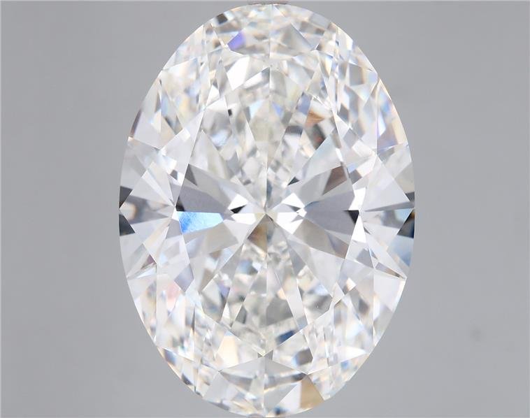 15.04ct F VVS2 Rare Carat Ideal Cut Oval Lab Grown Diamond