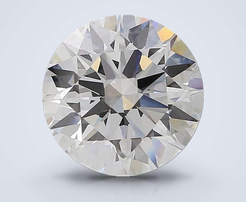 4.09 Carat Round Lab Diamond