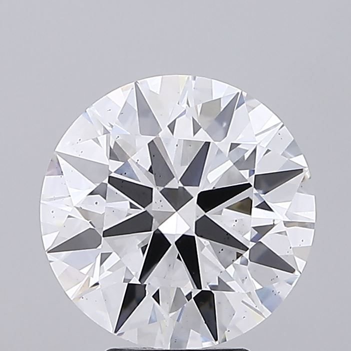 5.09ct F SI1 Rare Carat Ideal Cut Round Lab Grown Diamond