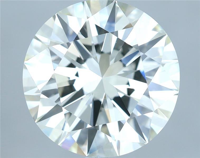 3.70ct J VVS2 Excellent Cut Round Diamond