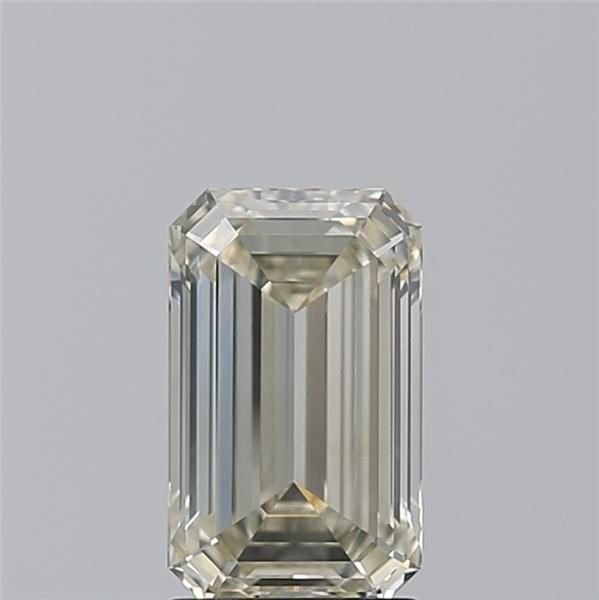 2.03ct K SI1 Rare Carat Ideal Cut Emerald Diamond