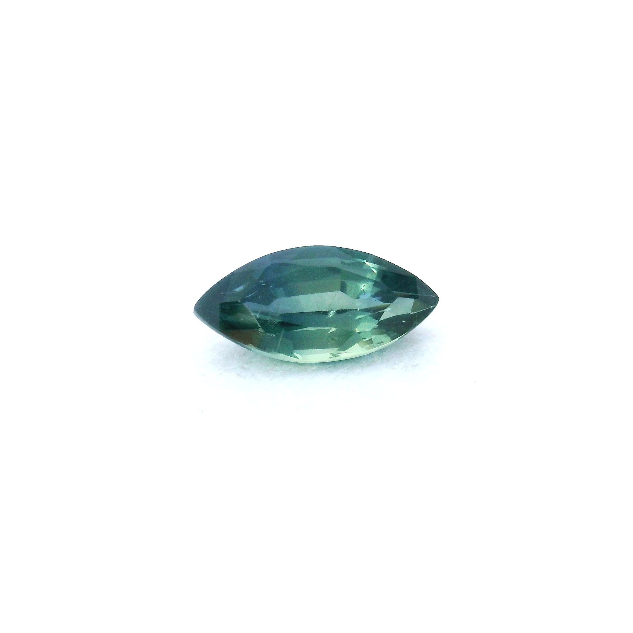 0.91 Carat Blue Marquise Sapphire